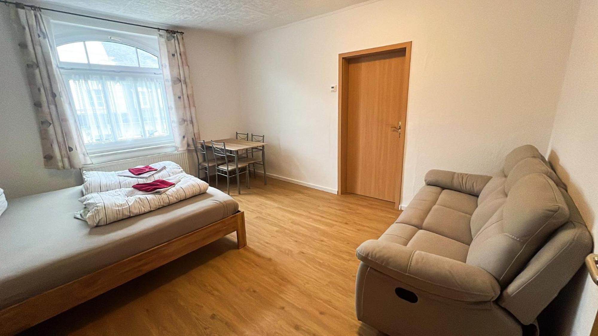 Grosse & Voll Ausgestattete Apartments, Studios, Doppelzimmer, Workspace, Parkplatz, Netflix, Prime & Schnelles Wifi In Ruhiger Lage Mit Garten Rudolstadt Cameră foto